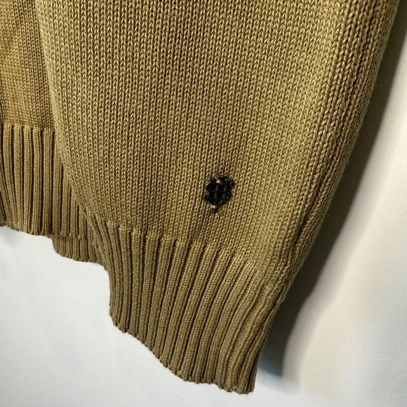 Uni Style Image Men’s Brown Cotton V-Neck Knit Sweater (XXL) - Picture 3 of 7